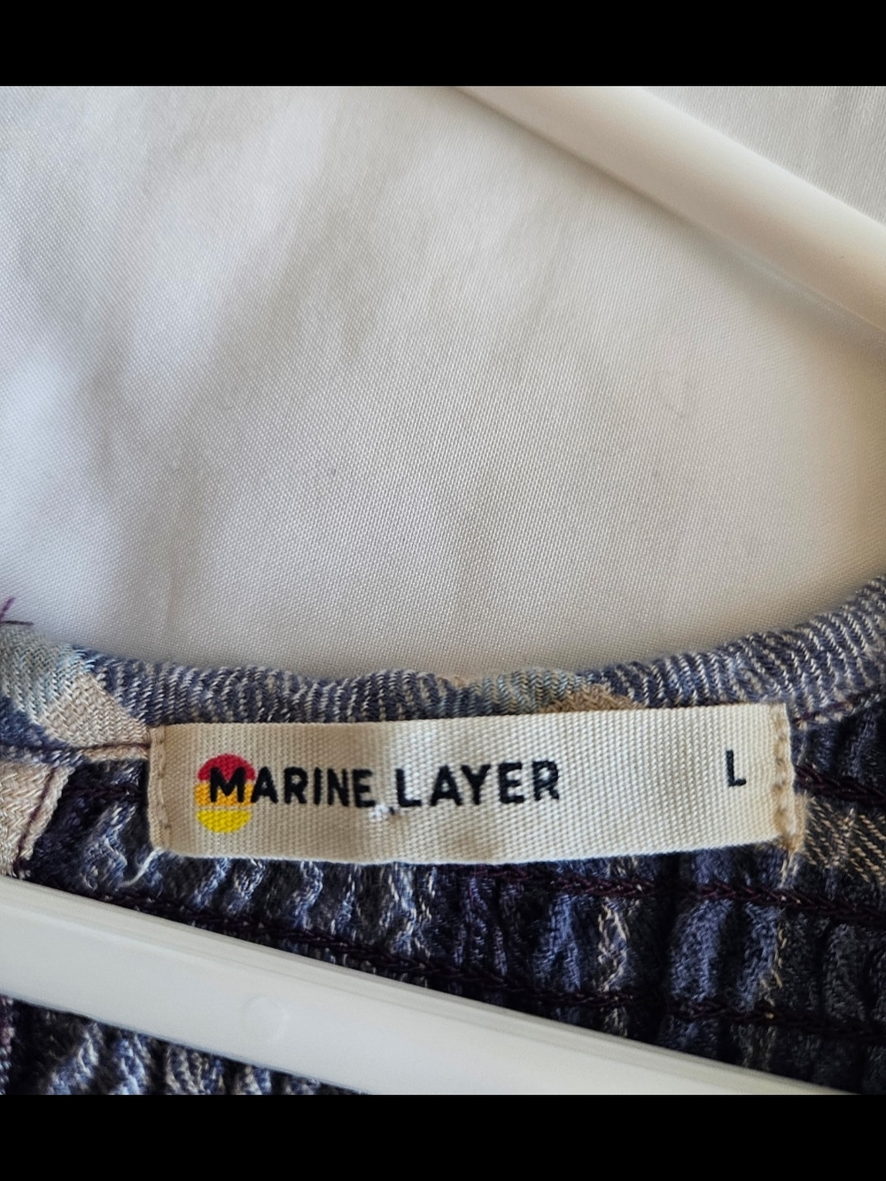 Marine Layer Elena Smocked Top - Picture 5 of 7